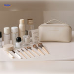 PillowPro reistasje roze beige combinatie make up tas www.middo.nl