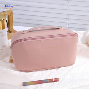 PillowPro reistasje zachte roze make up tas www.middo.nl