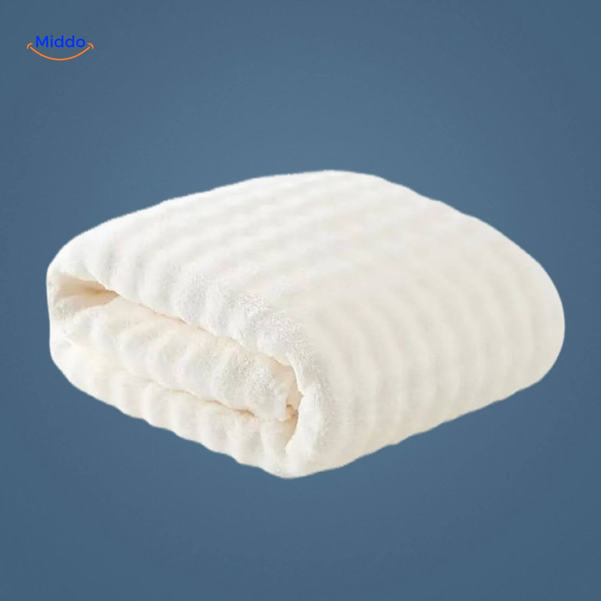 PineappleGrid Badhanddoek witte hobbelige handdoek www.middo.nl