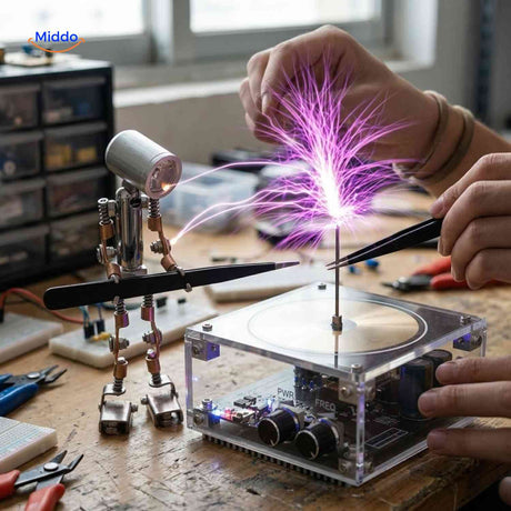 PlasmaTune Teslaspoel bluetooth muziekfunctie www.middo.nl