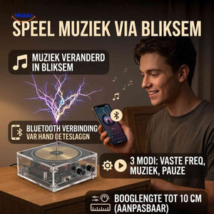 PlasmaTune Teslaspoel technische specificaties bluetooth www.middo.nl
