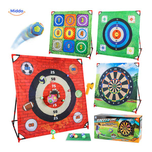 PlaySquare Golfset 4 in 1 schietspel met doelwitten buitenspeelgoed www.middo.nl
