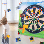 PlaySquare Golfset kinderen gooispel dartbord met ballen en bijlen www.middo.nl