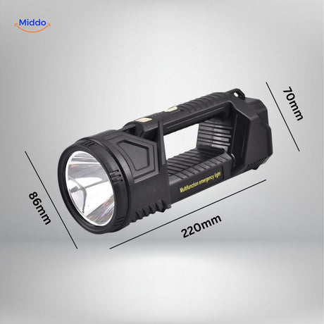 PowerBeam Zoeklicht ideaal voor handen vrij gebruik www.middo.nl