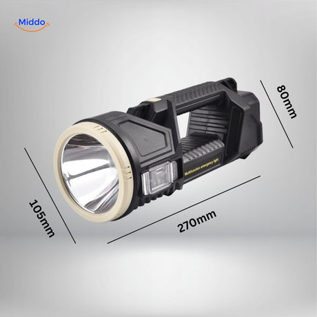 PowerBeam Zoeklicht zonnepaneel voor langdurig gebruik www.middo.nl