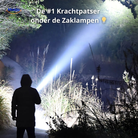 PowerBeam Zoeklicht voor nachtelijke outdoor avonturen www.middo.nl