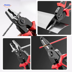 ProTool 6 in 1 draadkniptang voor verschillende materialen www.middo.nl