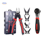 ProTool 6 in 1 multifunctionele tool set met verwisselbare koppen www.middo.nl