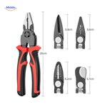 ProTool 6 in 1 veelzijdige tool set voor snijden strippen en krimpen www.middo.nl