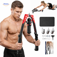 Pullypro man traint armen, vrouw traint buikspieren
