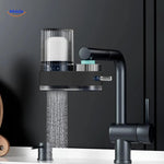 PureFlow kraan blauw met filtratieproces voor water www.middo.nl