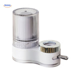 PureFlow kraan met chromen deel en wit ontwerp www.middo.nl