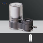 PureFlow kraan transparant met grijs chromen deel www.middo.nl