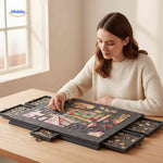 PuzzleNest Bord groot puzzelbord met sorteervakken www.middo.nl