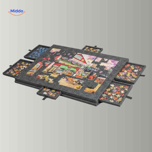 PuzzleNest Bord inklapbaar puzzelbord met opbergsysteem www.middo.nl