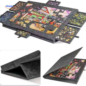 PuzzleNest Bord opvouwbaar puzzelbord met sorteerlades www.middo.nl
