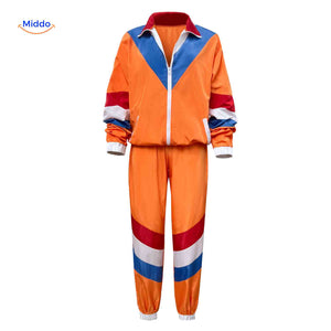 RetroVibe Set dames trainingspak achterkant sportief design www.middo.nl