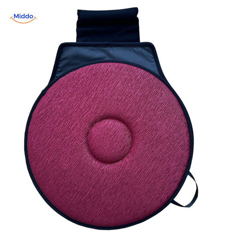 Rotacush Zitkussen rood bureau kussen voor ontspanning www.middo.nl