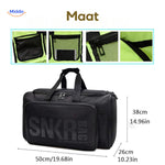 SNKRPro Tas met maten en grijze intern details www.middo.nl