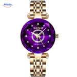 Seno Elegance Dameshorloge Staal Goudpaars Middo.nl