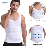 Witte ShapeBoost PowerVest 2.0 Compressie Tanktop Middo