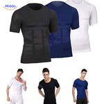 ShapeBoost PowerVest 2.0 T-shirts Zwart, Blauw en Wit van www.middo.nl