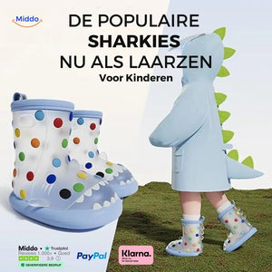 Zureto™ Shark Regenlaarzen | 3D Ontwerp, Waterproof en Antislip