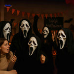 Skullora Masker groepsfoto halloween feest verkleed www.middo.nl