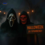 Skullveil Masker halloween scream en rood schedel duo www.middo.nl