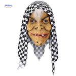 Skullveil Masker heksenmasker met blokmotief www.middo.nl