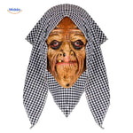 Skullveil Masker heksenmasker met ruitmotief www.middo.nl