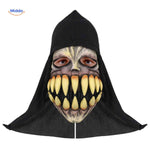 Skullveil Masker monster met grote tanden horror www.middo.nl