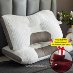 DreamGuard Pro kussen met gratis bordeaux fluwelen kussenslopen.