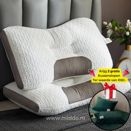 DreamGuard Pro kussen met gratis donker groene fluwelen kussenslopen