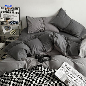 SleepNest Gezellig Dorm Set donkerblauwe en lichtblauwe slaapset www.middo.nl