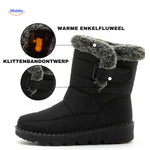 SnowLuxe Boots klittenband ontwerp waterdichte winterboots www.middo.nl
