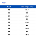 SnowLuxe Boots maattabel