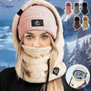 SnowShield Wintermuts sneeuw hoodie met fleece sjaal warm bescherming www.middo.nl