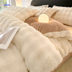 SnuggleBunny Pluche Set witte pluche beddegoed met licht www.middo.nl