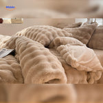 SnuggleBunny pluche set beige gezellig bed set www.middo.nl