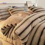 SnuggleBunny pluche set beige met strepen www.middo.nl