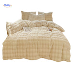 SnuggleBunny pluche set wit vloeiend bed set www.middo.nl