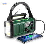 SolarPower Pro outdoor radio met led lamp en batterij www.middo.nl