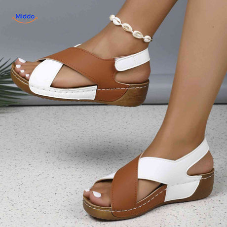 Soleva Sandalen comfort sandalen met ondersteunende zool www.middo.nl