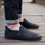 Solura Loafers bruin heren slip on comfortabele casual schoenen www.middo.nl