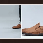 Solura Loafers lichtbruin heren slip on casual comfortabele schoenen www.middo.nl