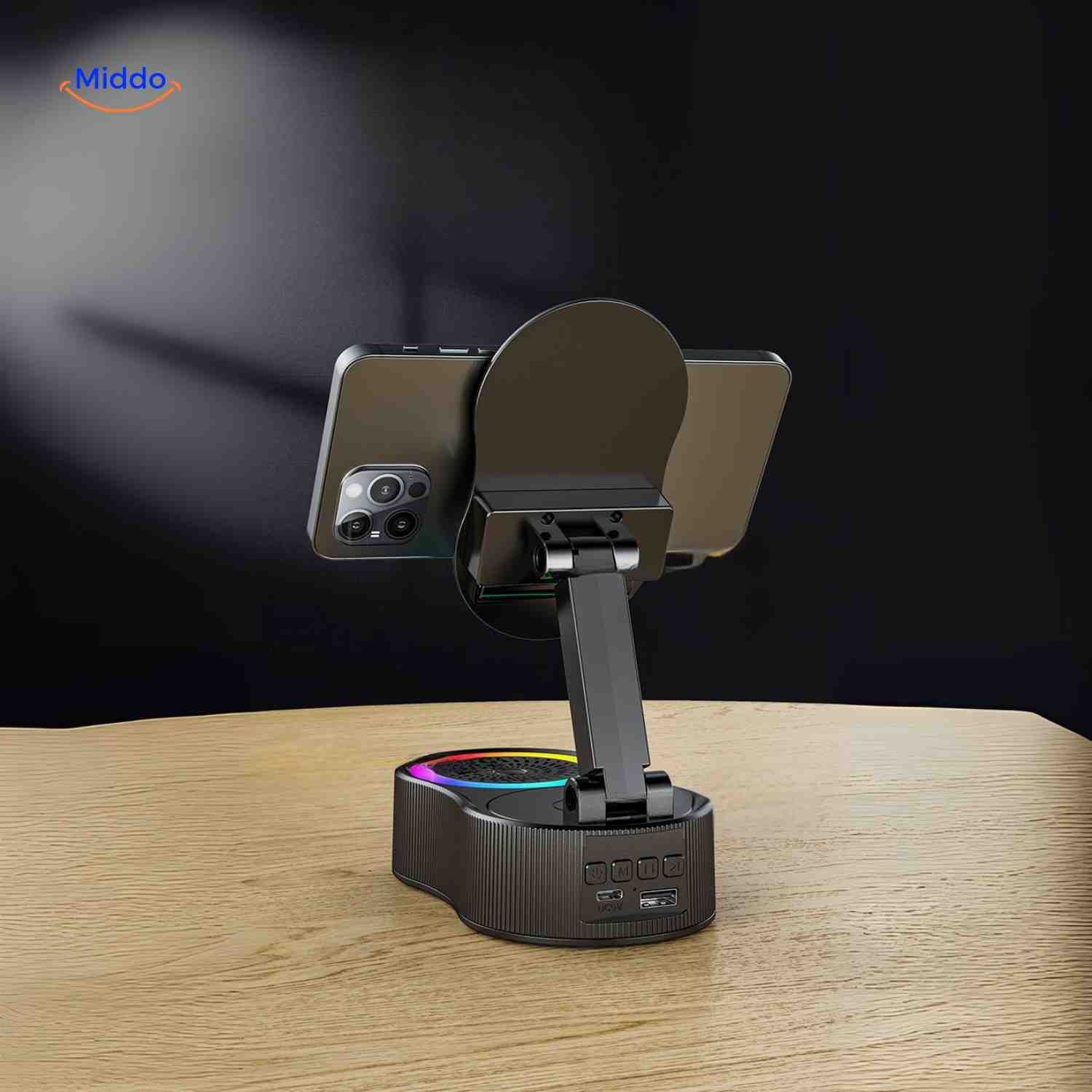 SoundMate Speaker dichtbij met telefoon www.middo.nl