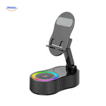 SoundMate Speaker zwarte kleur met rainbow verlichting www.middo.nl