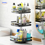 SpinStore vierkant in de badkamer met spullen erop.