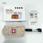 SpineRelief Riem lumbaalband met zwart handpomp en luchtklep www.middo.nl